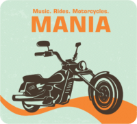 Fridge magnet- motorcycle mania