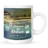Mug with Embrace-the-detour-lake