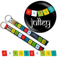 2 Julley keychain_1 Julley badge_1 Julley flag sticker