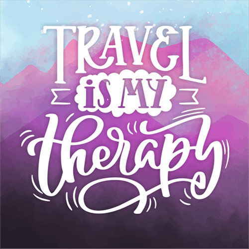 Travel is my Therapy Magnet