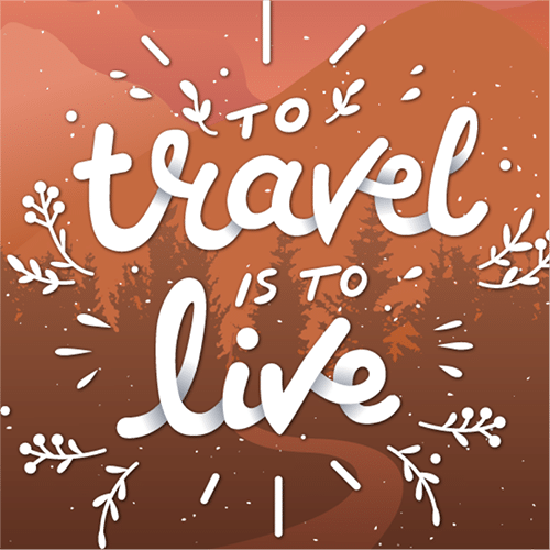 To Travel is to Live Magnet
