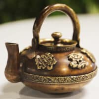 antique tibetan kettle