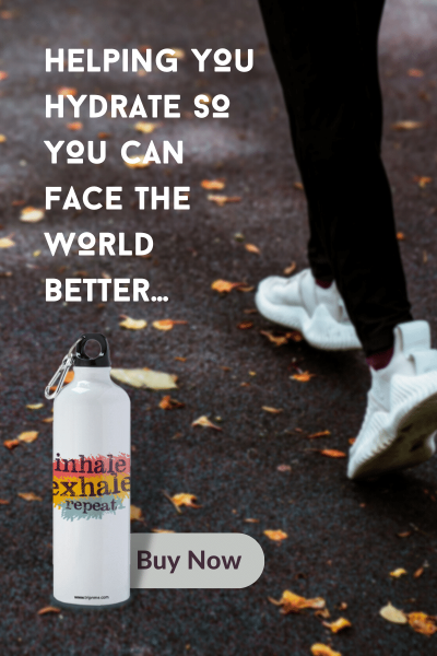 Inhale Exhale Flask - Helping you hydrate so you can face the world better...
